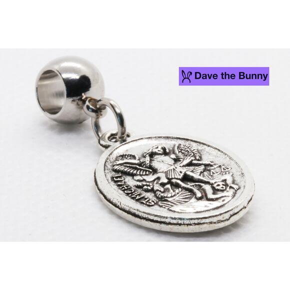 St Michael Charm - Guardian Angel St Michael Pendant - Picture 5 of 7